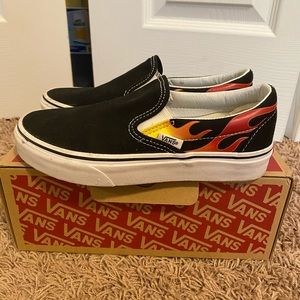Classic Slip-on Flame Vans